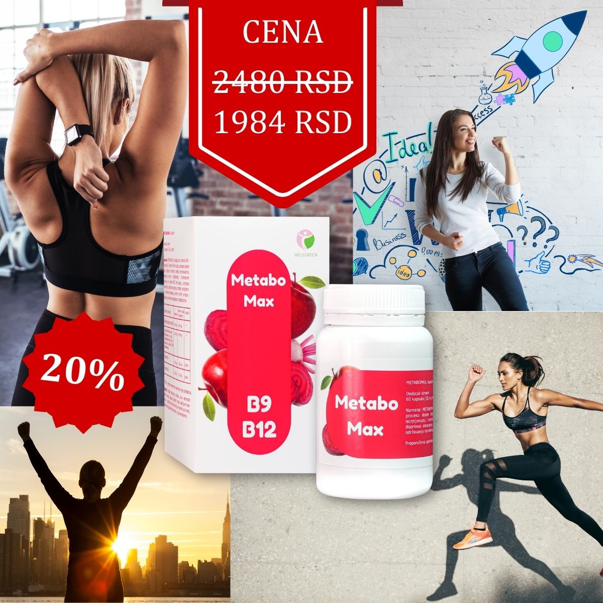sportisti i uspešni ljudi, Metabomax kapsule, -20% na cenu